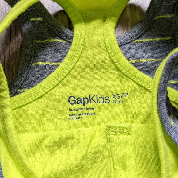 [KIDS 2/$30] NWT Kid Girl (XS 4/5) - GAP Double Tank - Picture 4 of 5
